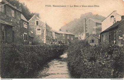 [-15%] BELGIQUE - Nessonvaux - Le Biez à Vaux Sous Olne - vue densemble - Carte Postale Ancienne