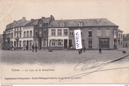 TUBIZE - Un coin de la Grand Pace       (  ecrit 1908    avec timbre )