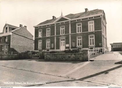 [-10%] BELGIQUE - Verlaine - La maison communale - Carte Postale Ancienne