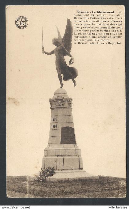+++ CPA - NISMES - Viroinval - Le Monument - Desaix  //