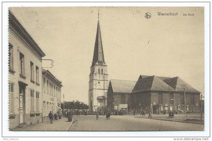 Carte Postale - WAARSCHOOT - WAERSCHOOT - De kerk  - CPA  //