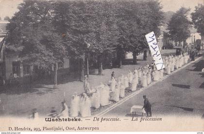 WACHTEBEKE :  De Processie - La Procession    (  Edit . Hendrix  Antwerpen )