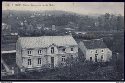+++ CPA - MOHA - Maison Communale vue de l'Eglise  //