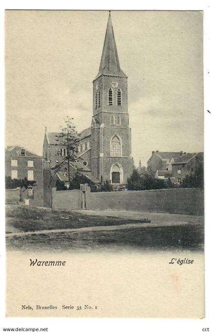 Waremme  L'église   Edit Nels Bruxelles Serie 35 n° 1