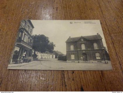 BC17-52 Cpa Wemmel Gemeentehuis Maison communale