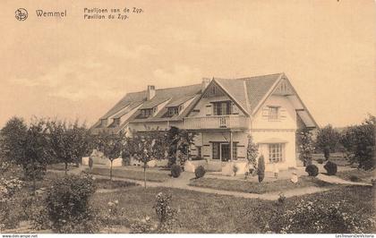 BELGIQUE - Wemmel - Paviljoen Zyp - Pavillon - Bâtiment - Jardin - Allée - Cour - Nels - Carte postale ancienne