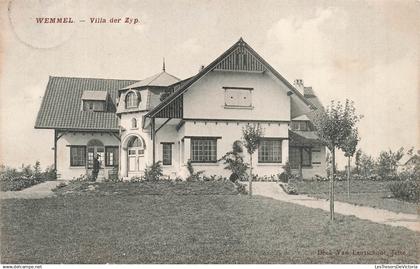 BELGIQUE - Wemmel - Villa der Zyp - jardin - cour - entrée - Oblit 1913 - Carte Postale Ancienne