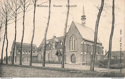 [-10%] BELGIQUE - Wielsbeke - Klooster - Voorzicht - couvent - église - rue - Uitg Wwe Blomme Callens - Carte postale an