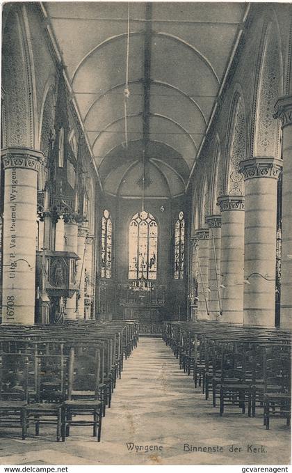 WINGENE  BINNENSTE DER KERK     2 SCANS