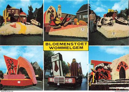 BELGIQUE - Wommelgem - Bloemenstoет - Groeten uit - multivues - dessin - JVdB - Carte postale