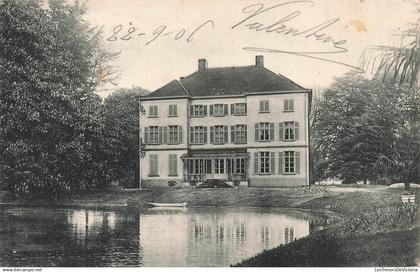 BELGIQUE - Wondelgem - Kasteel - Rond Gent - lac - entrée - pelouse - jardin - oblit 1905 - Carte Postale Ancienne