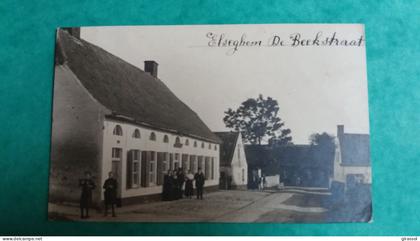 CPA ELSEGHEM DE BEEKSTRAAT ANIMATION FERME BELGIQUE FLANDRE