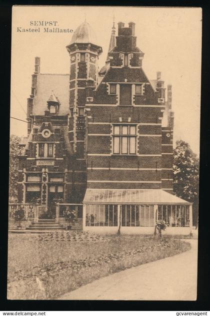 SEMPST  ZEMST      KASTEEL MALFLANTE