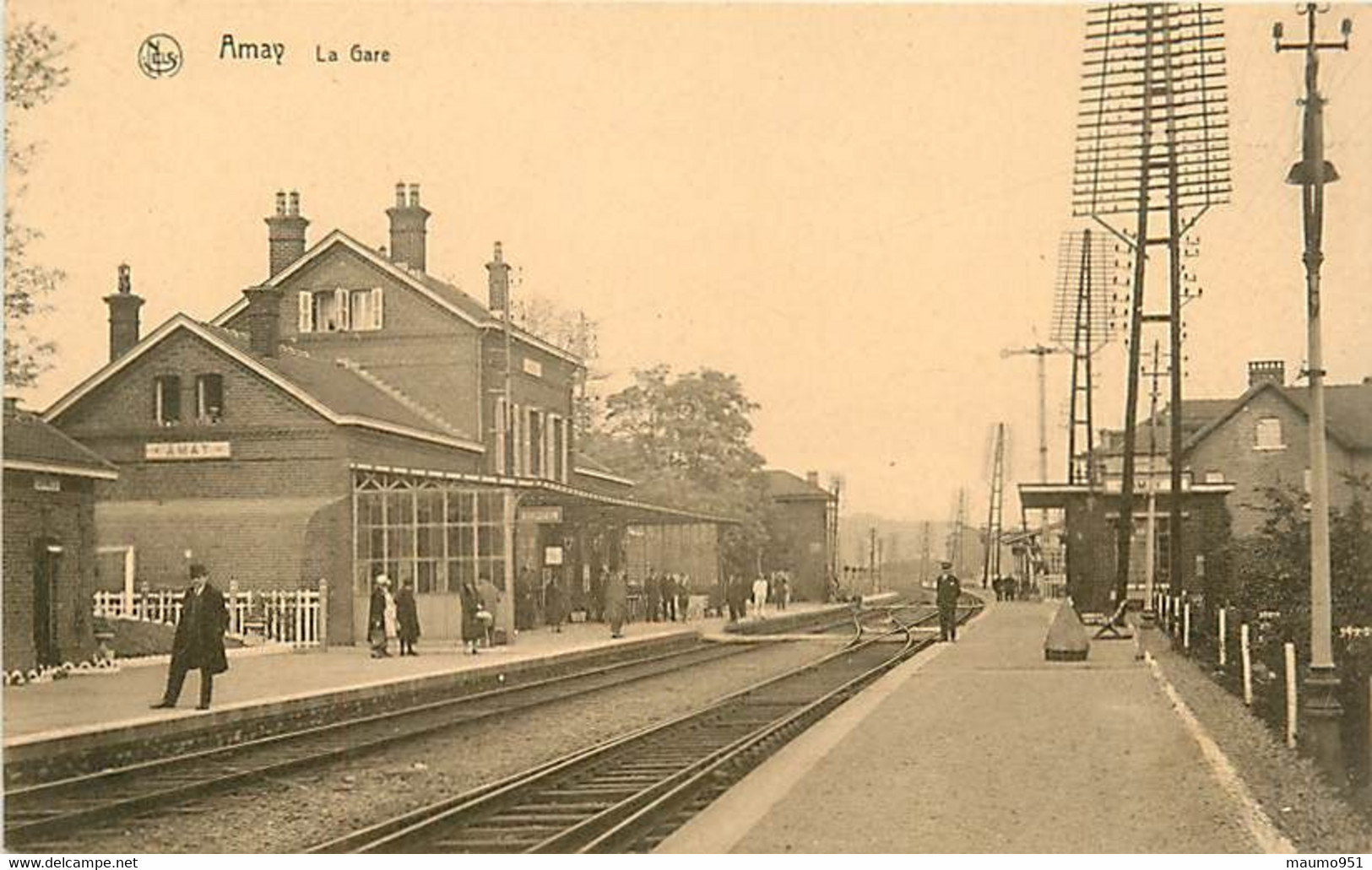 BELGIQUE - Amay. La gare