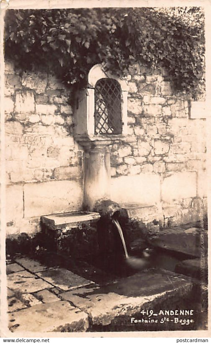 Belgique - ANDENNE (Namur) Fontaine Sainte-Begge - CARTE PHOTO Ed. Mosa 419