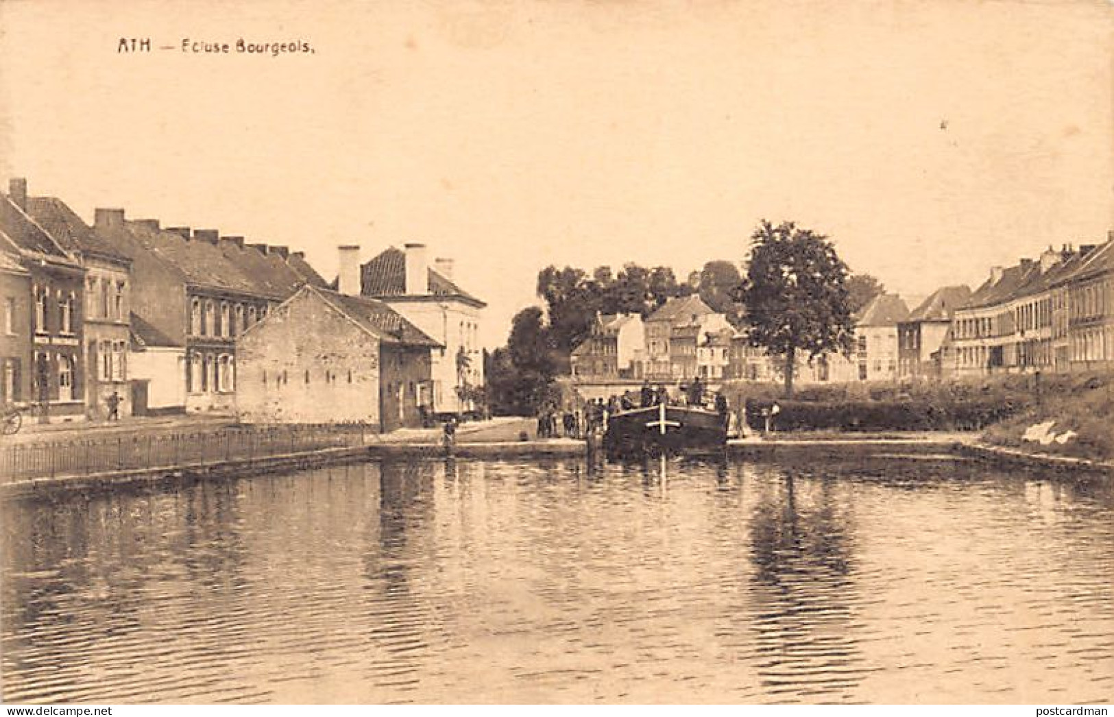 Belgique - ATH (Hainaut) Écluse Bourgeois