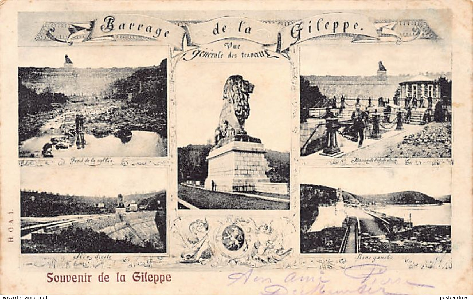 Belgique - Barrage de La Gileppe (Liège) Souvenir de...