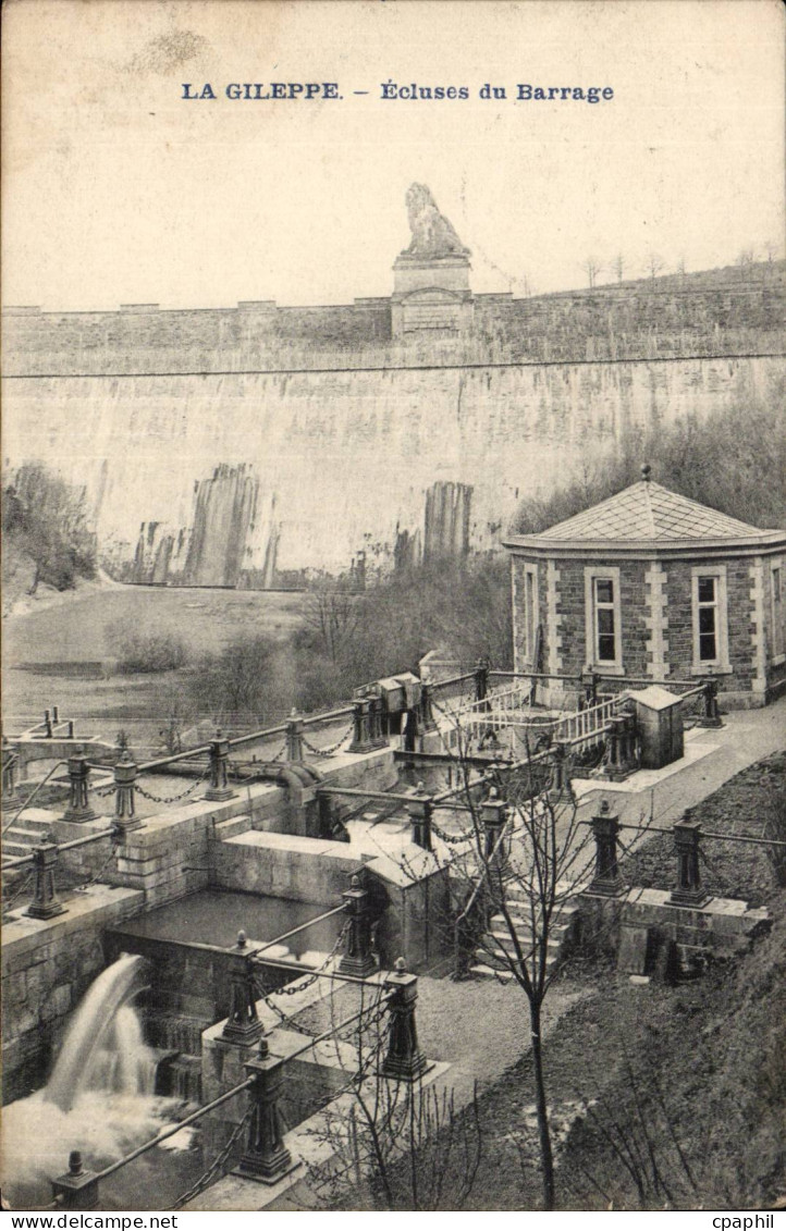 Belgique Belgie La Gileppe CPA Ecluses du barrage
