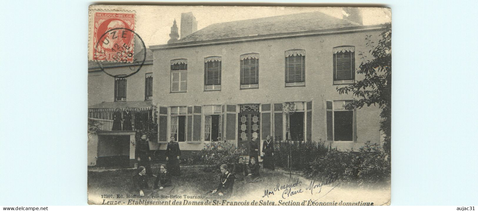 Belgique - Belgium - Leuze en Hainaut - Etablissement des Dames de Saint François de Sales - Section Economie domestique