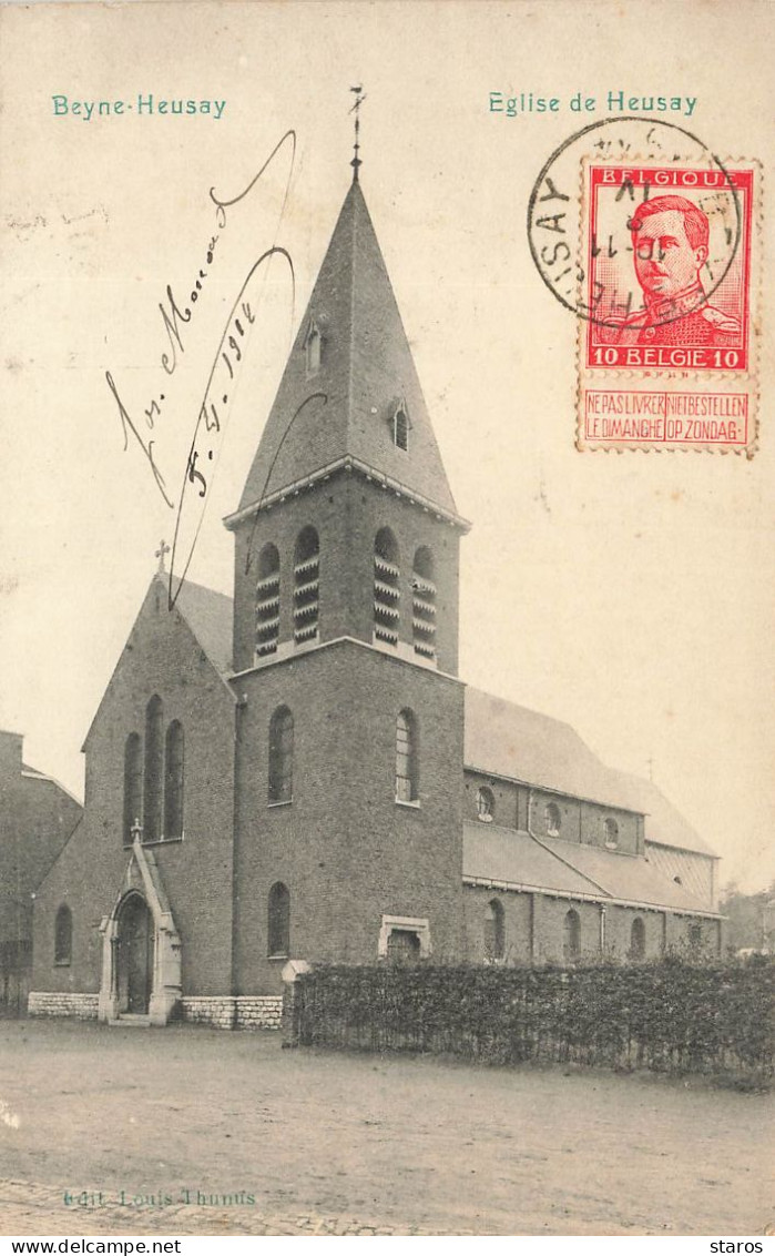 Belgique - BEYNE-HEUSAY - Eglise de Heusay