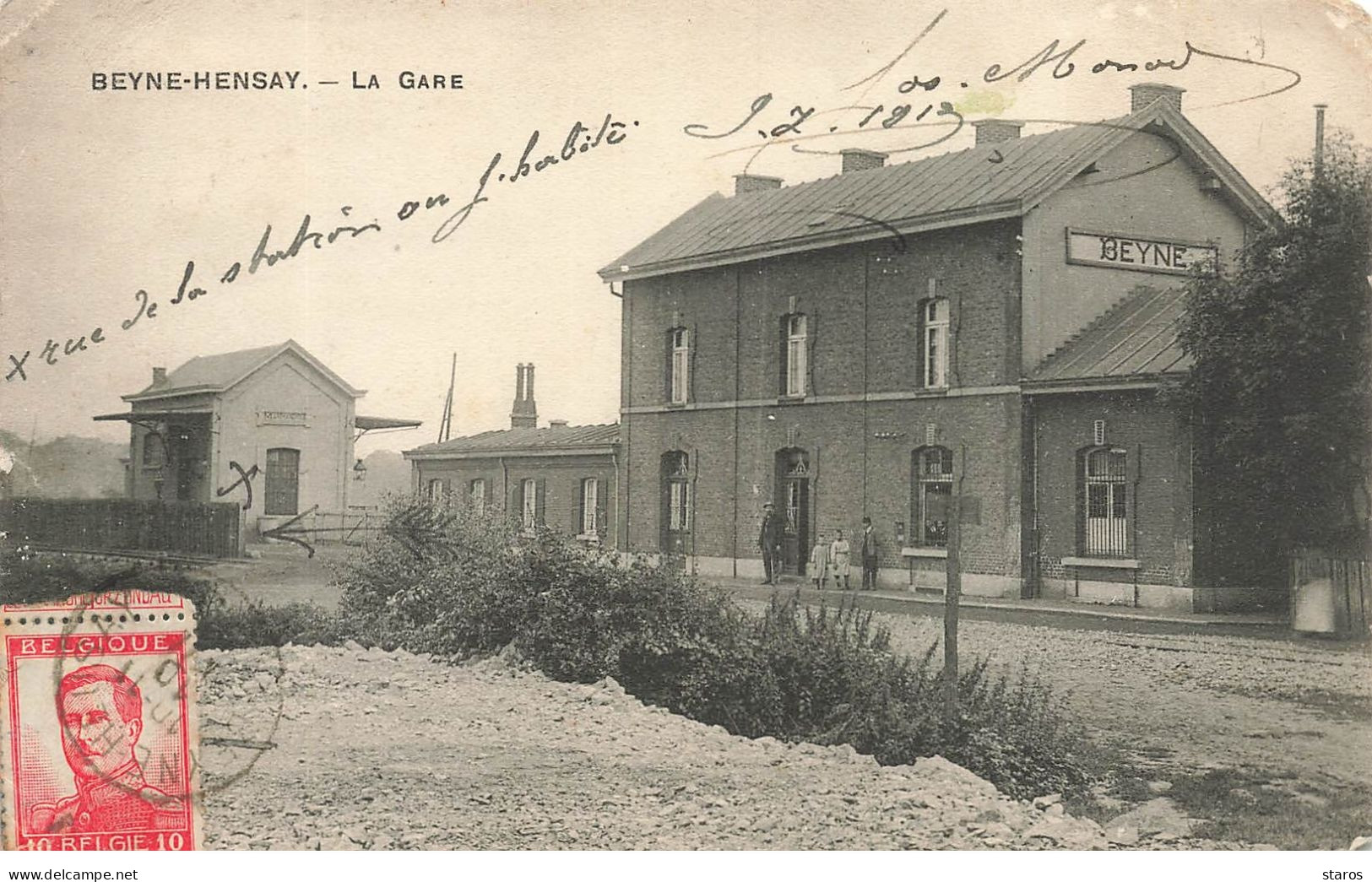 Belgique - BEYNE-HEUSAY - La Gare