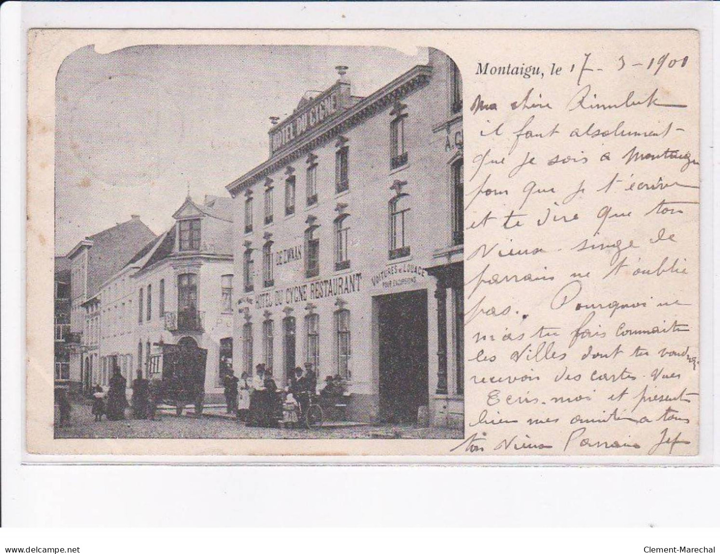 BELGIQUE: BRABANT FLAMAND: MONTAIGU: hôtel du cygne - état