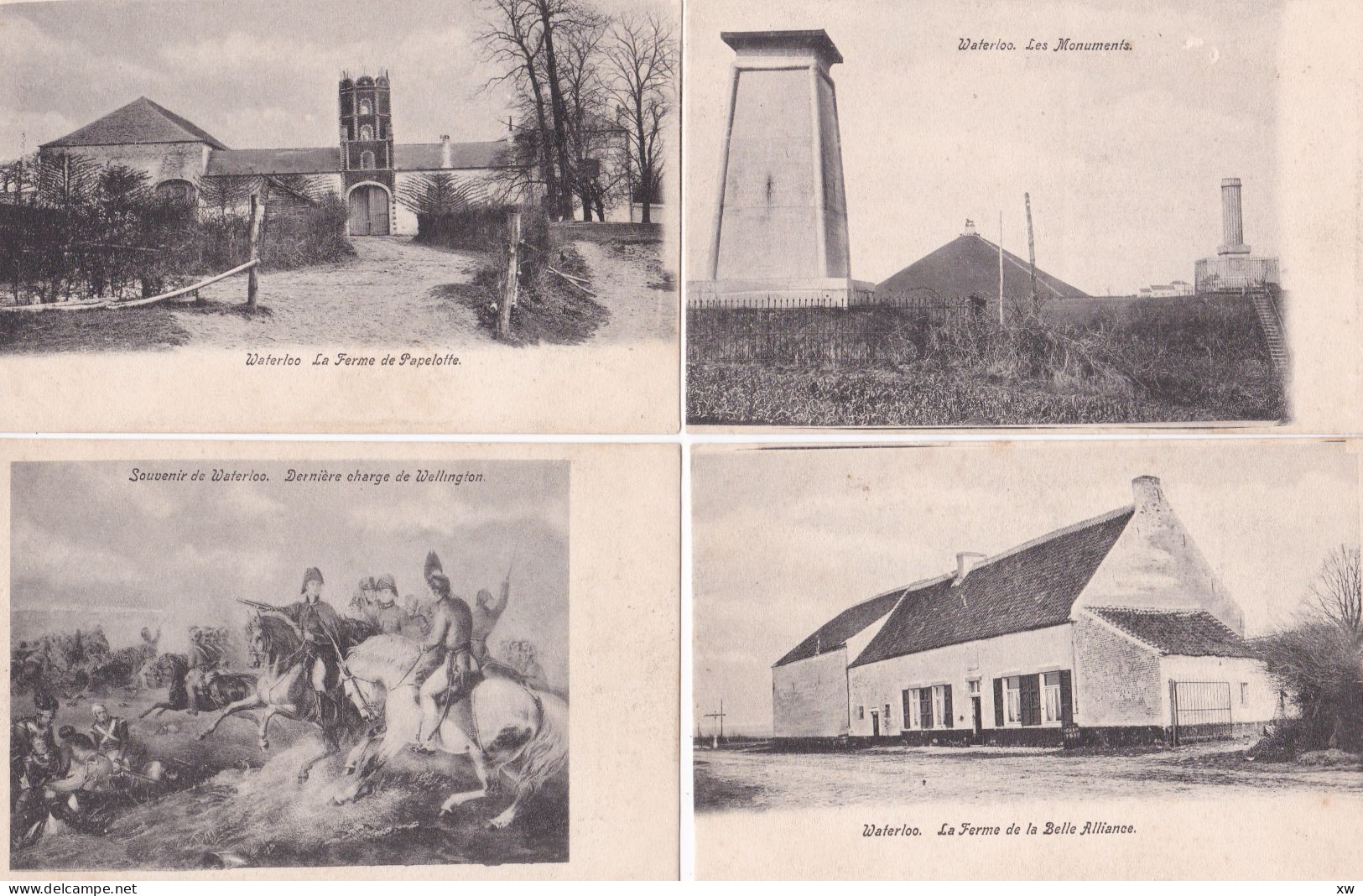 BELGIQUE - BRABANT WALLON - WATERLOO - 6 CPA SUR Waterloo -23-05-25