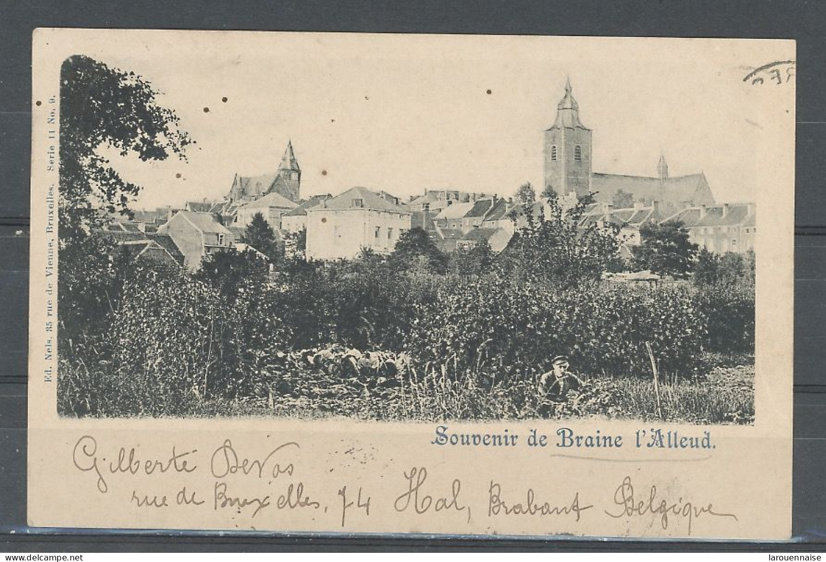 BELGIQUE  -BRAINE L'ALLEUD-SOUVENIR -
