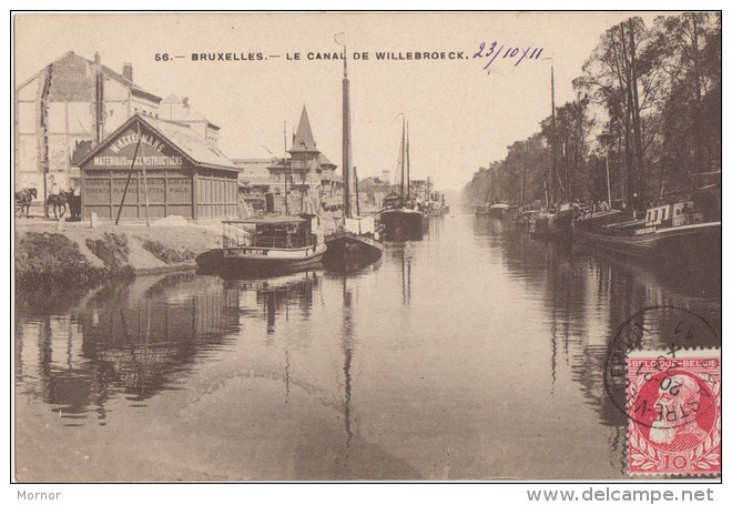 BELGIQUE  BRUXELLES  CANAL DE WILLEBROECK