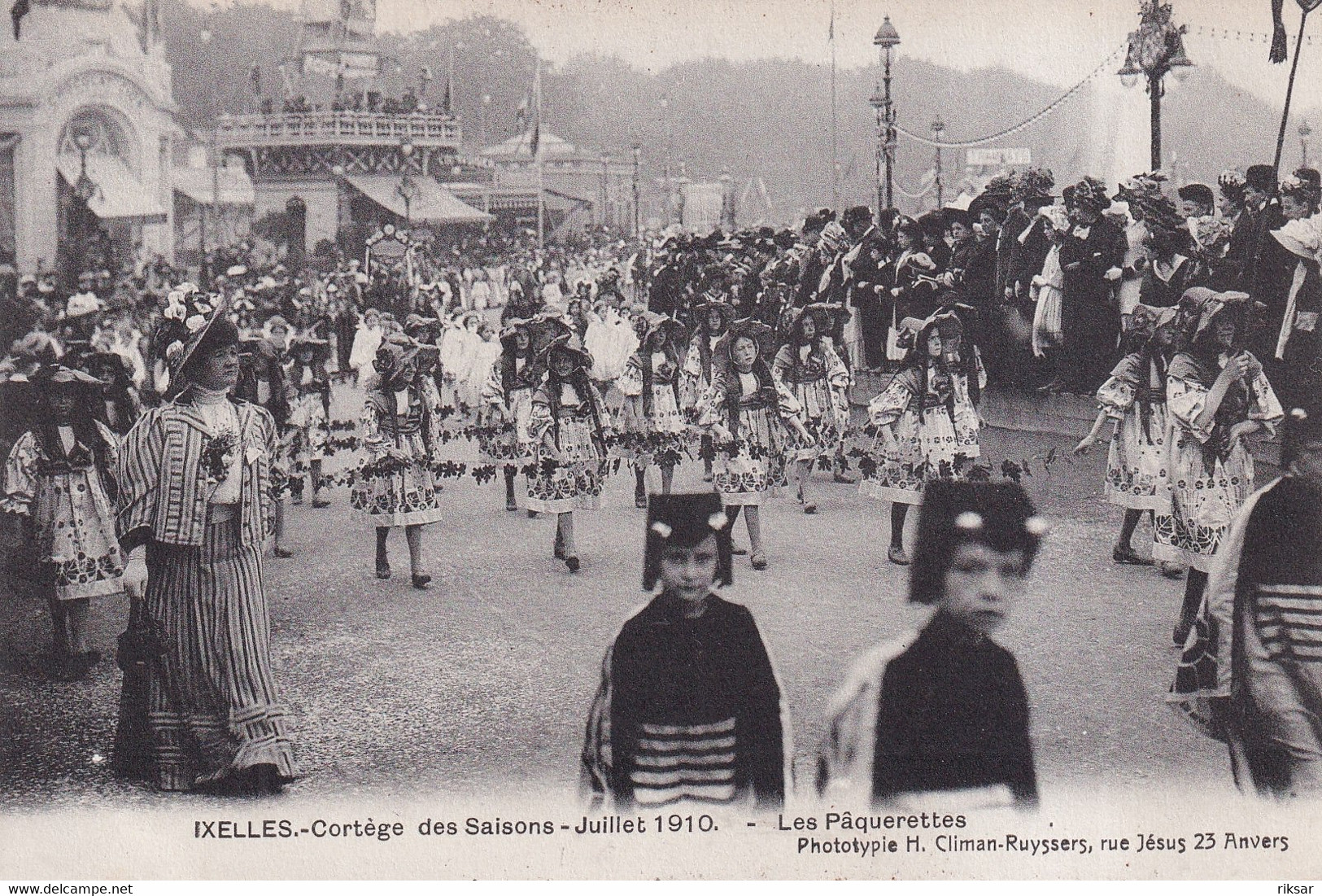 BELGIQUE(BRUXELLES) IXELLES(FETE 1910)