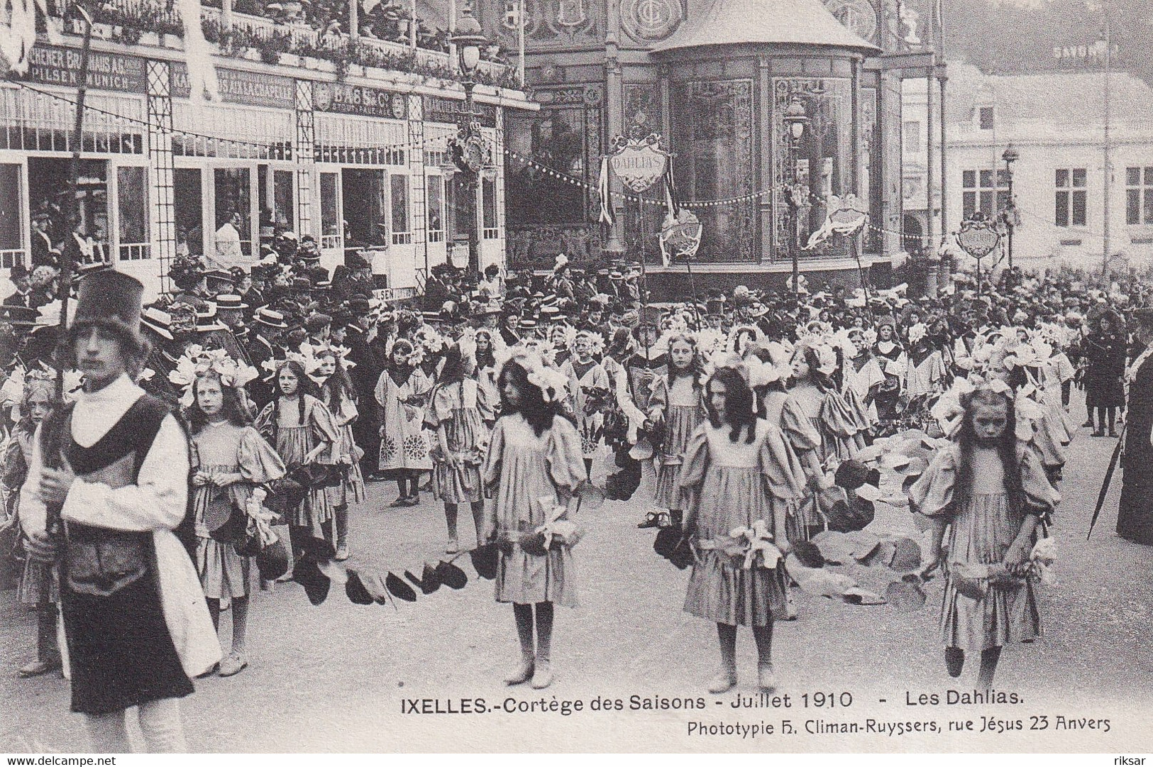 BELGIQUE(BRUXELLES) IXELLES(FETE 1910)