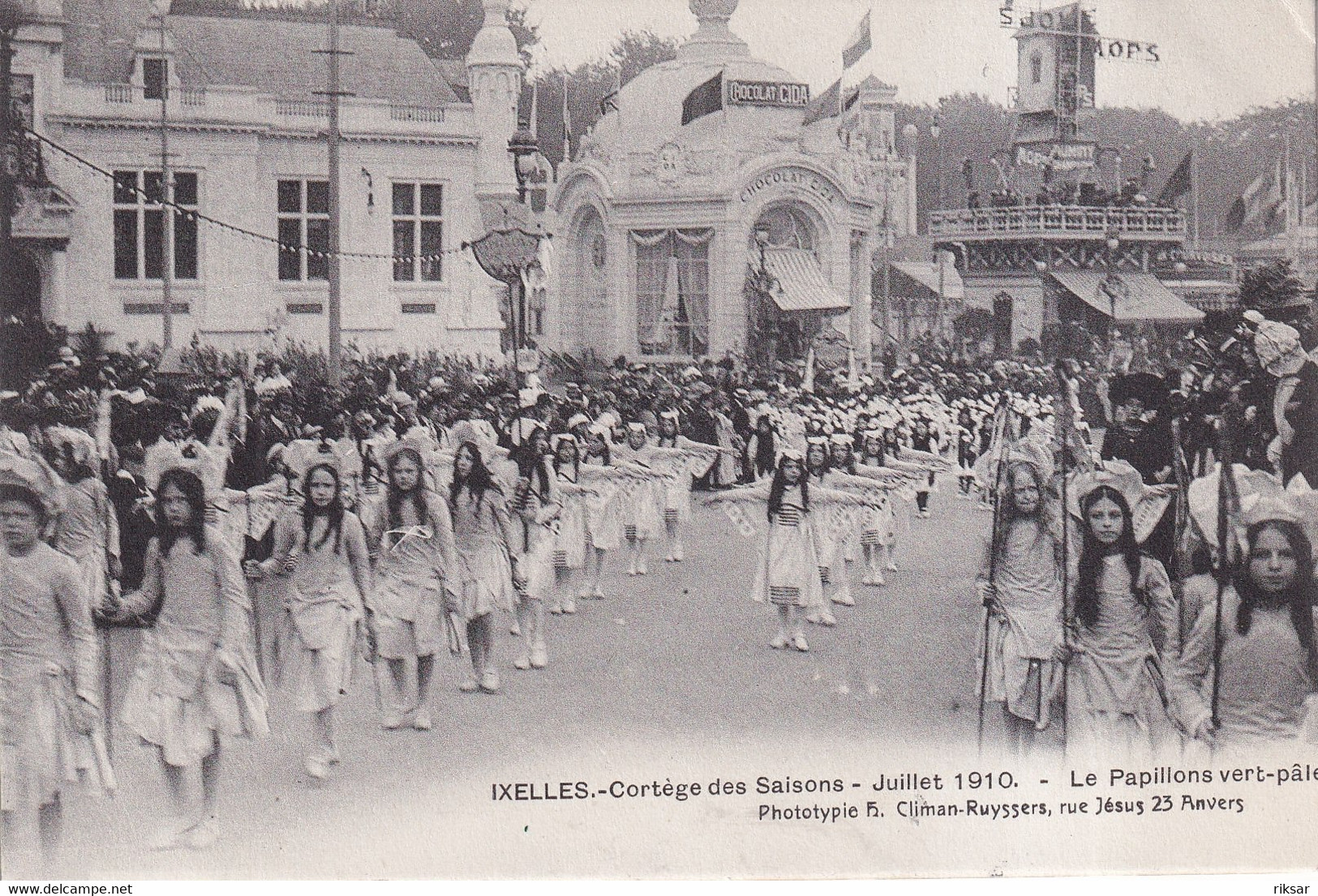 BELGIQUE(BRUXELLES) IXELLES(FETE 1910)