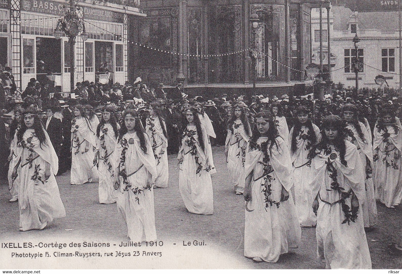 BELGIQUE(BRUXELLES) IXELLES(FETE 1910)