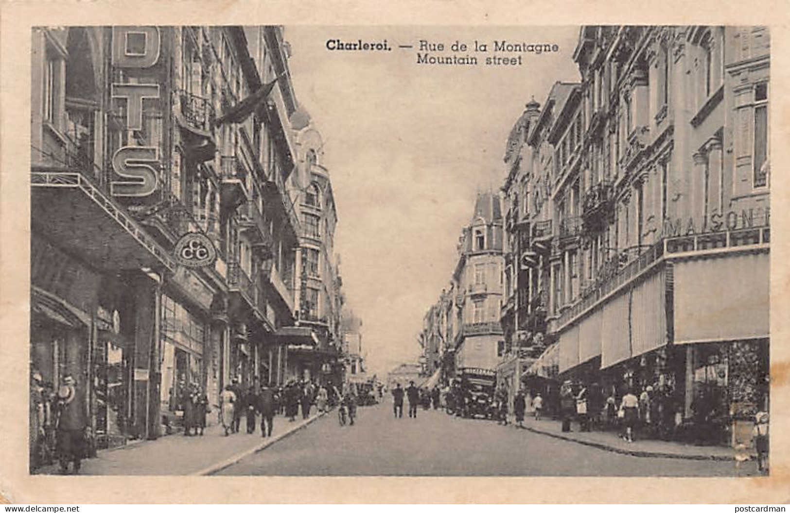 Belgique - CHARLEROI (Hainaut) Rue de la Montagne