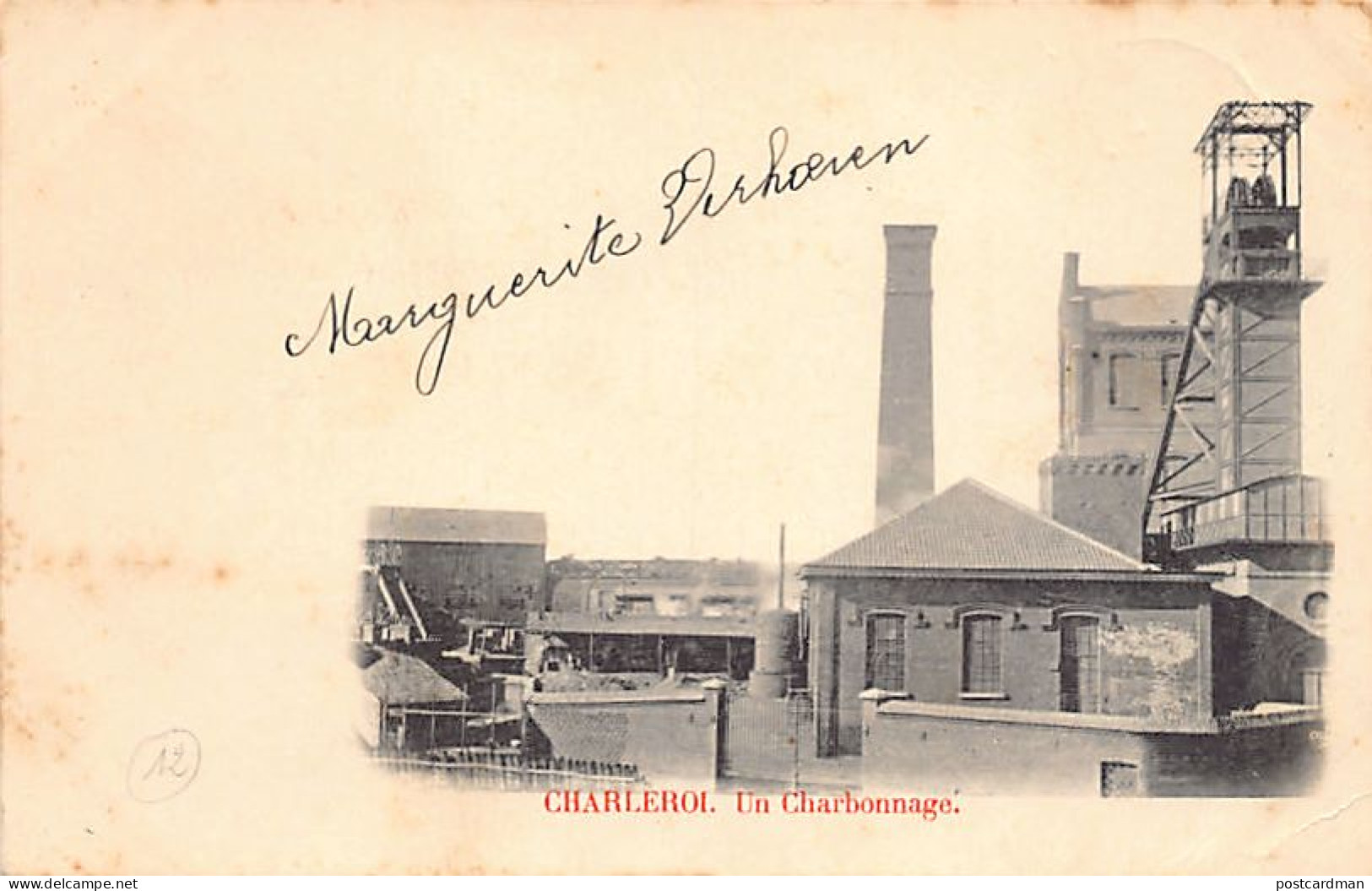 Belgique - CHARLEROI (Hainaut) Un charbonnage