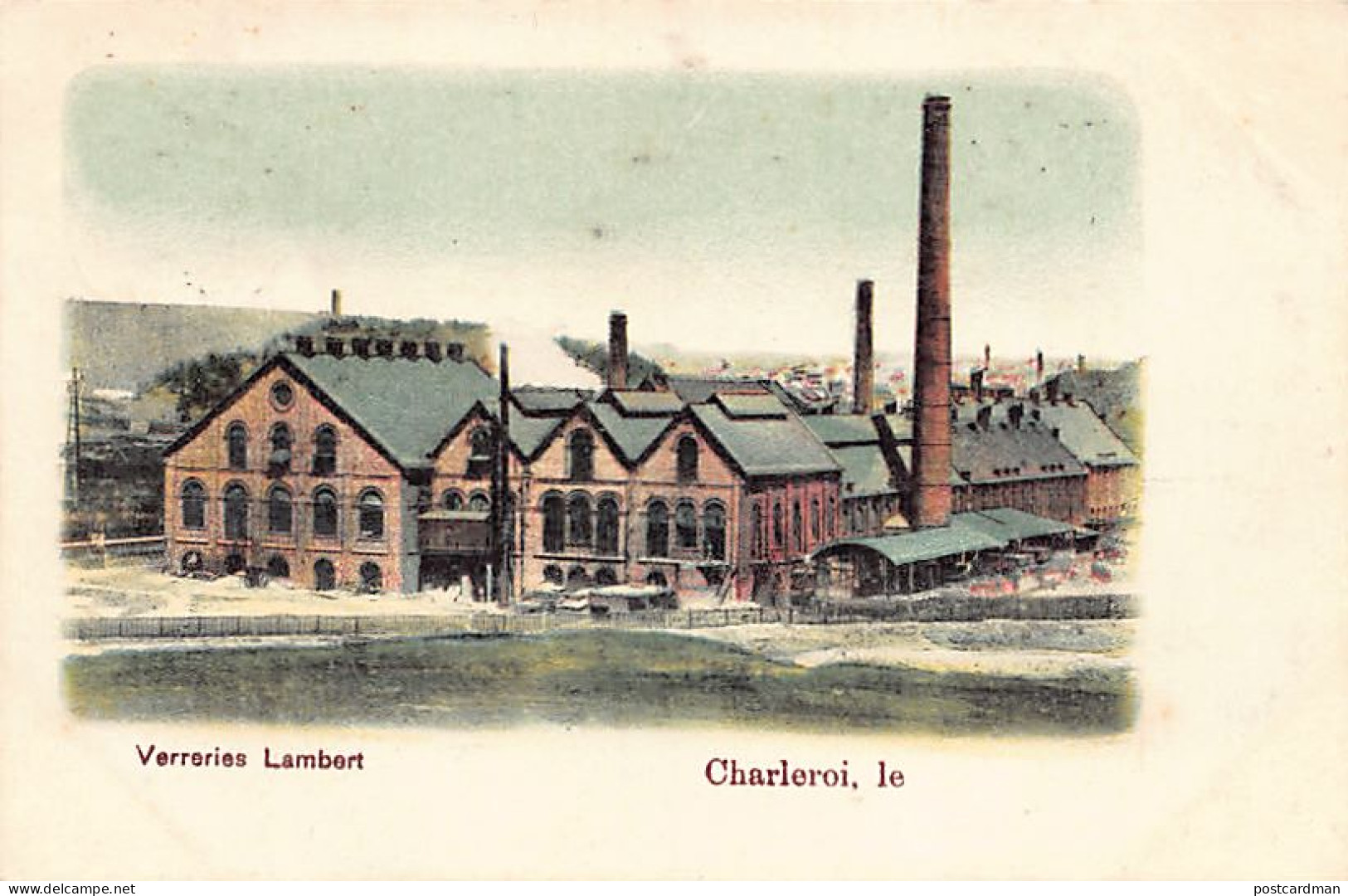 Belgique - CHARLEROI (Hainaut) Verreries Lambert