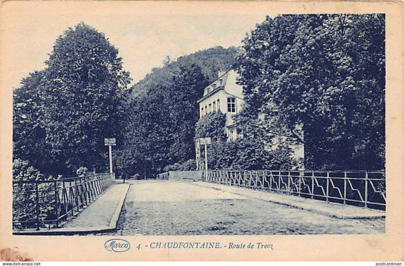 Belgique - CHAUDFONTAINE (Liège) Route de Trooz