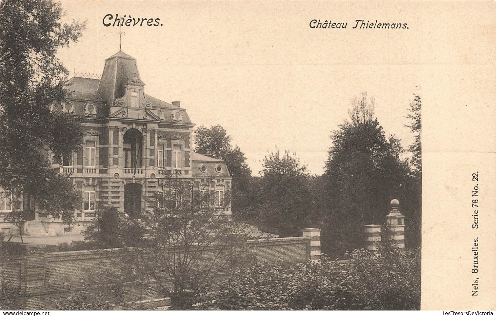 BELGIQUE - Chièvres - Château Thielemans - Nels - Carte Postale Ancienne