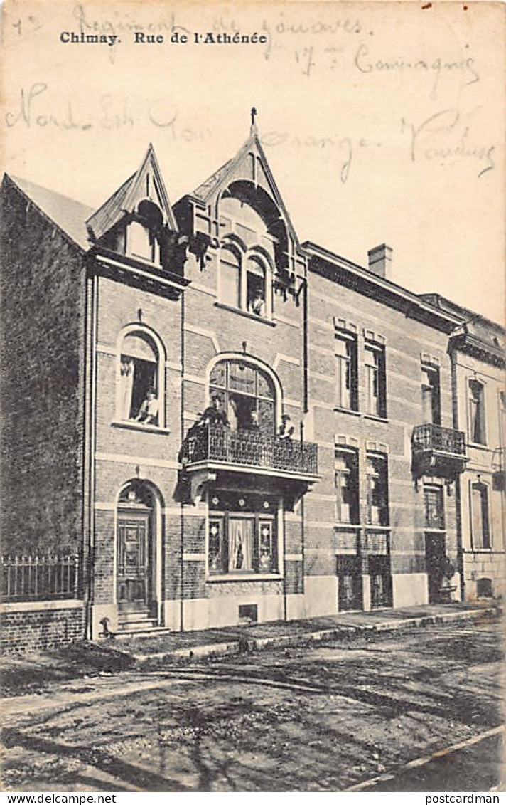 Belgique - CHIMAY (Hainaut) Rue de l'Athénée