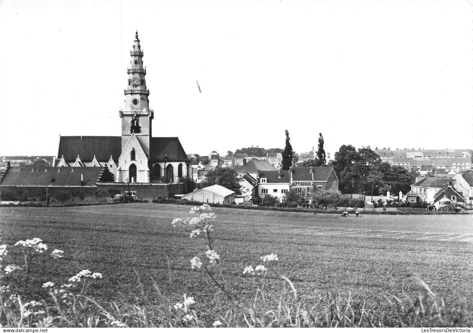 BELGIQUE - Diegem - Panorama - église - religion - clocher - Edit Delcon Peeters - Carte Postale Ancienne