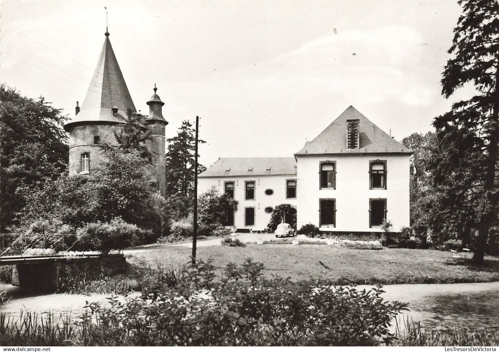 BELGIQUE - Diepenbeek - Kasteel Jagenau - Van der Linden Kapelstr - Jardin - Fenêtre ouverte - Carte Postale Ancienne