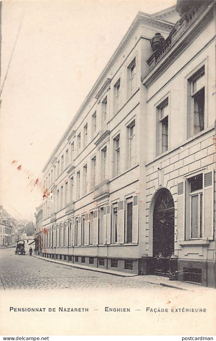 Belgique - ENGHIEN Edingen (Hainaut) Pensionnat de Nazareth - Façade extérieure