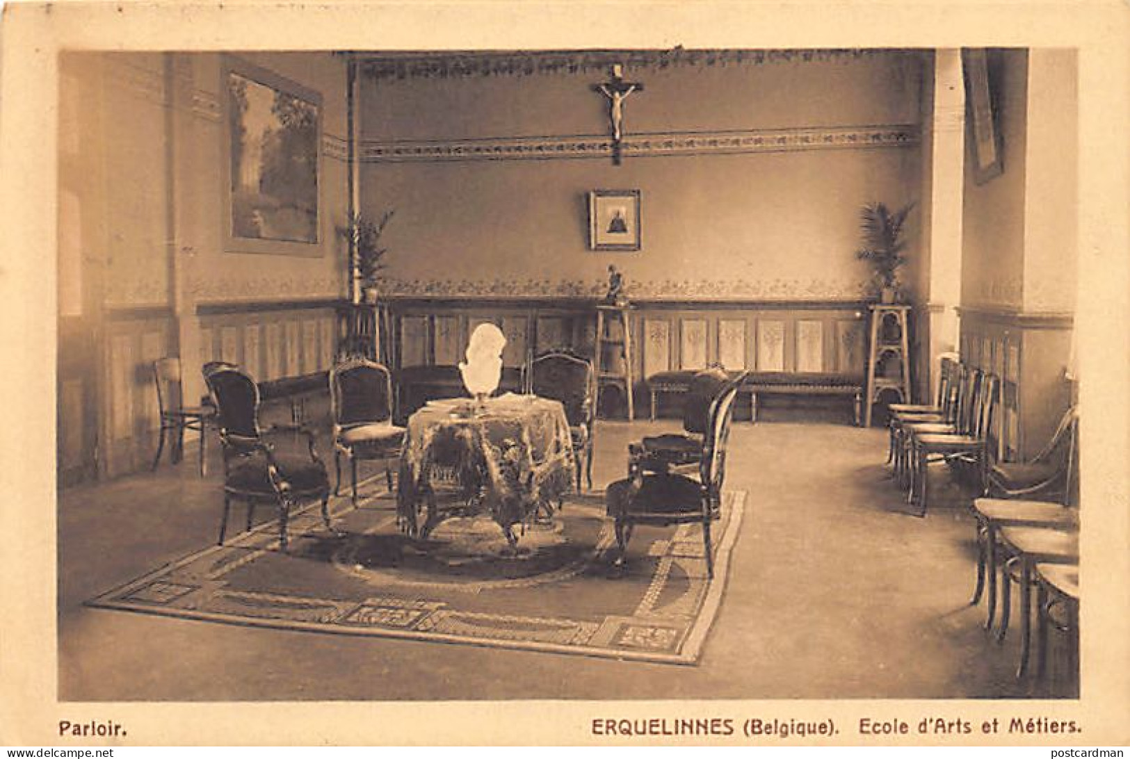 Belgique - ERQUELINNES (Hainaut) École des Arts & Métiers - Parloir