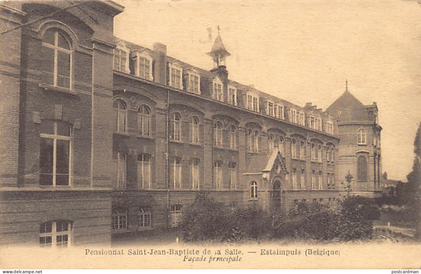 Belgique - ESTAIMPUIS (Hainaut) Pensionnat Saint-Jean Baptiste de La Salle - Façade principale