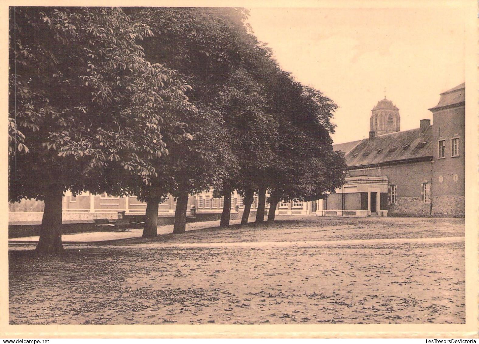 BELGIQUE - ESTINNES - Séminaire de Bonne Espérance - La cour de la Philosophie - Carte Postale Ancienne