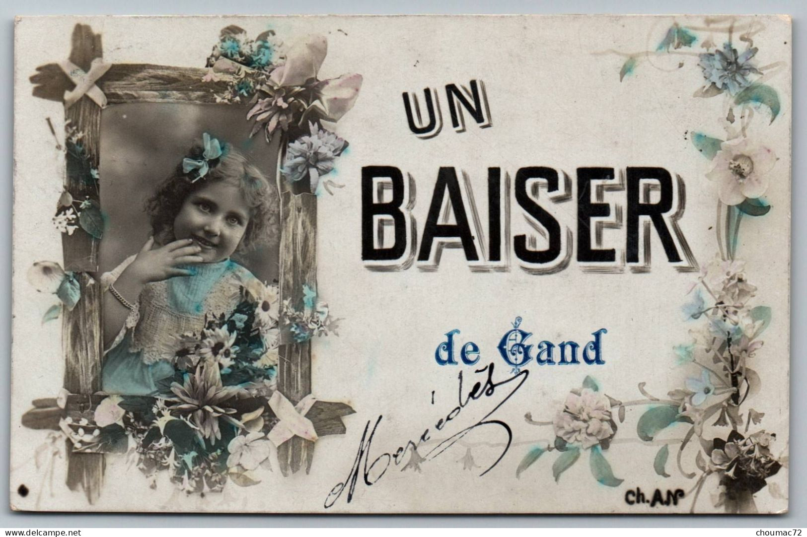 (Belgique) Flandre Orientale 009, Gent Gand, AN, Un baiser de Gand