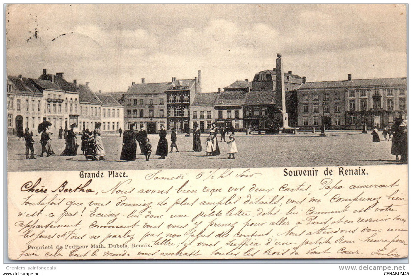Belgique - FLANDRE ORIENTALE - RENAIX -  la grande place