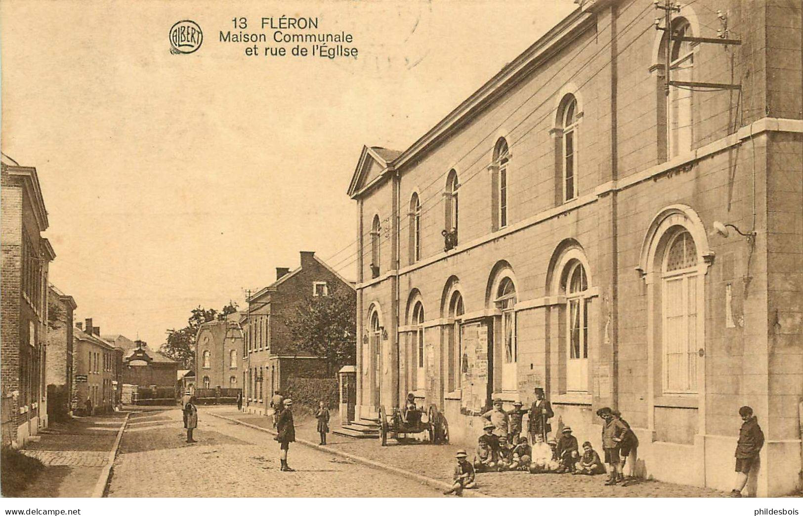 BELGIQUE  FLERON  maison communale
