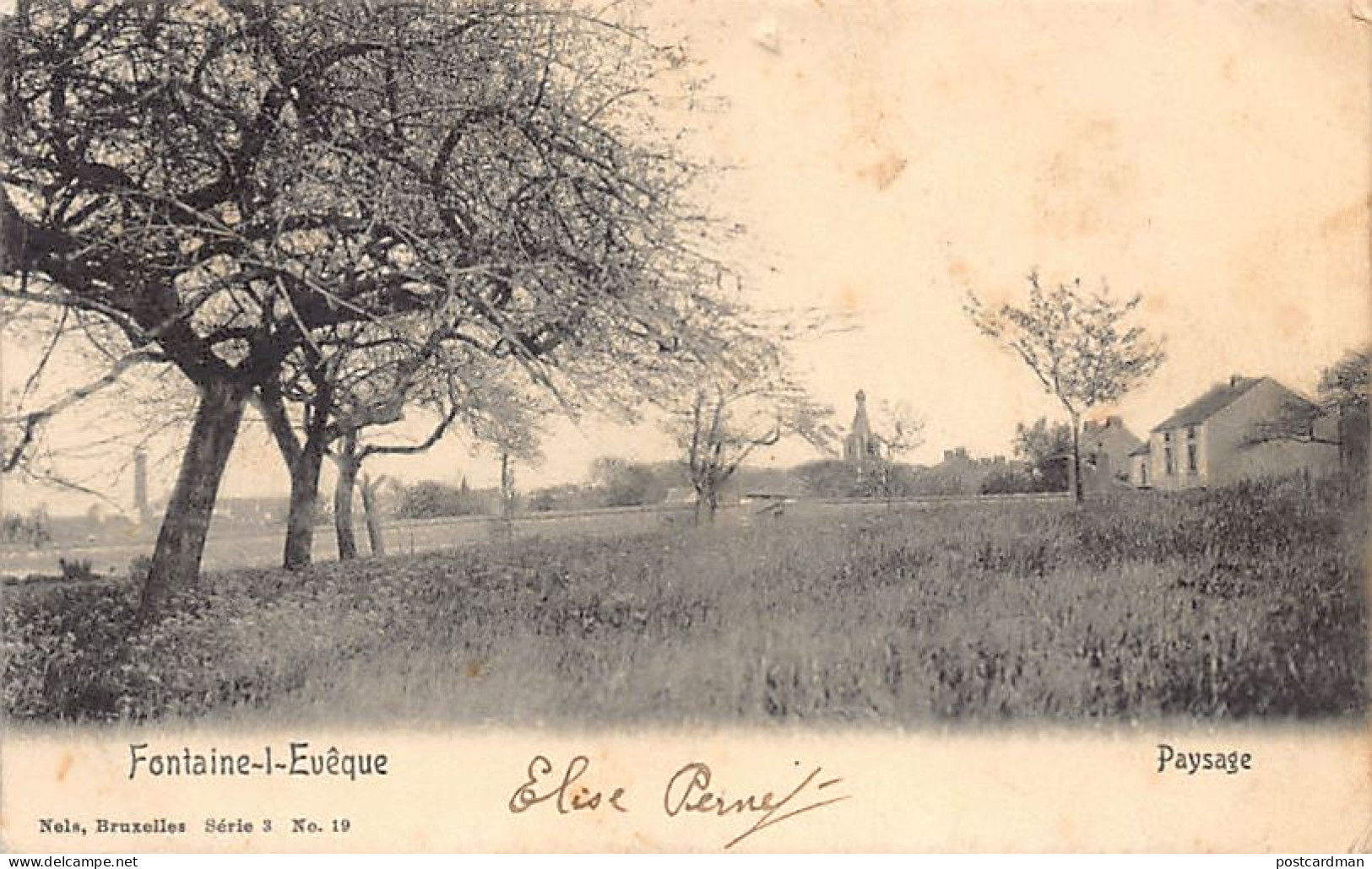 Belgique - FONTAINE L'EVÊQUE (Hainaut) Paysage - Ed. Nels Série 3 N. 19