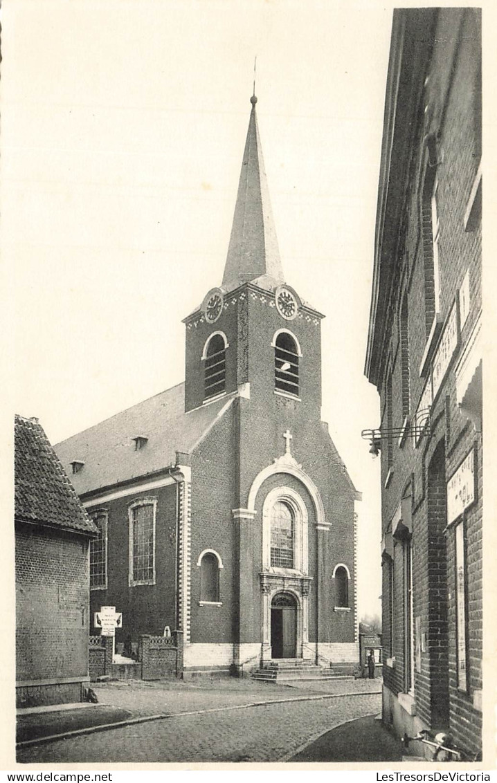 BELGIQUE - Geetbets - église - De Kerk - religion - entrée - horloge - porte - Nels - Carte Postale Ancienne